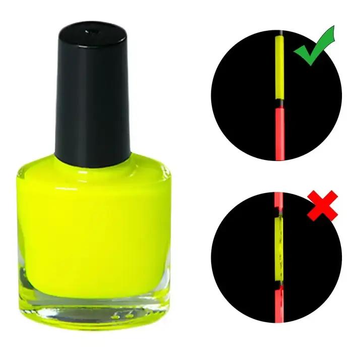 Peinture fluorescente pour flotteurs pêche nuit - Liquide réparation séchage rapide indicateur professionnel