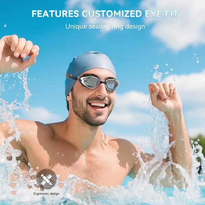 Lunettes de natation professionnelles anti-buée étanches UV400 pour adultes hommes femmes