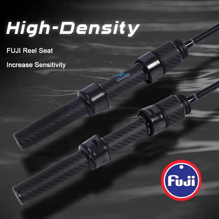 Canne spinning ultra légère MIFINE Nano Jig 0.2-0.8g 1.68/1.83m anneaux Fuji action MF truite black bass