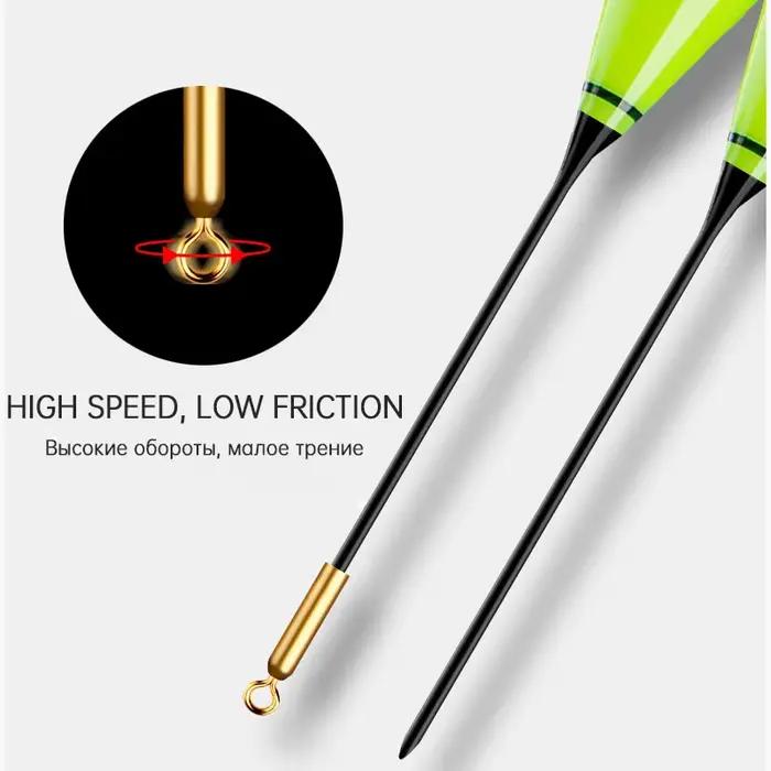 Nouveau flotteur électronique roche pêche détection gravité 6 yeux changement couleur sensible longue portée