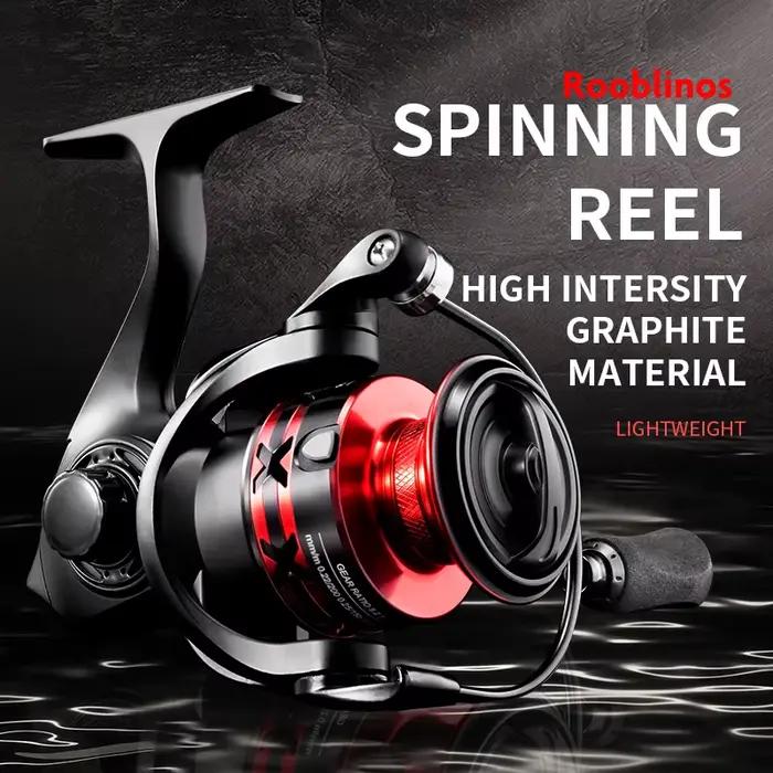 Moulinet Spinning Rooblinos HT pour truite et carpe avec bobine métal interchangeable gauche/droite
