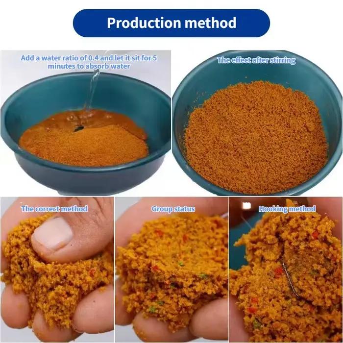 Appât flottant en forme de cœur 900g pour carpe herbivore et poisson-chat rouge